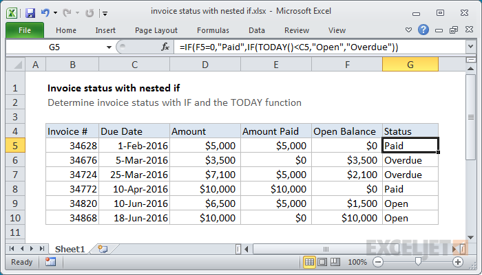 What Does A Nested If Statement Do In Excel